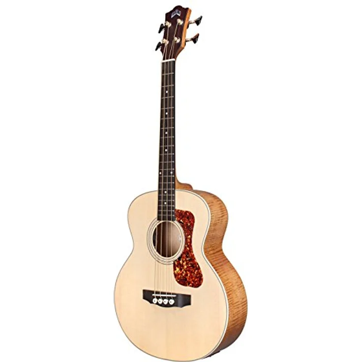 Guild Jumbo Junior Bass Westerly, Akustikbass mit massiver Sitka Fichtendecke, Ahornlaminat, Fishman Sonitone Pickup, Natur Satin Finish – Bild 2