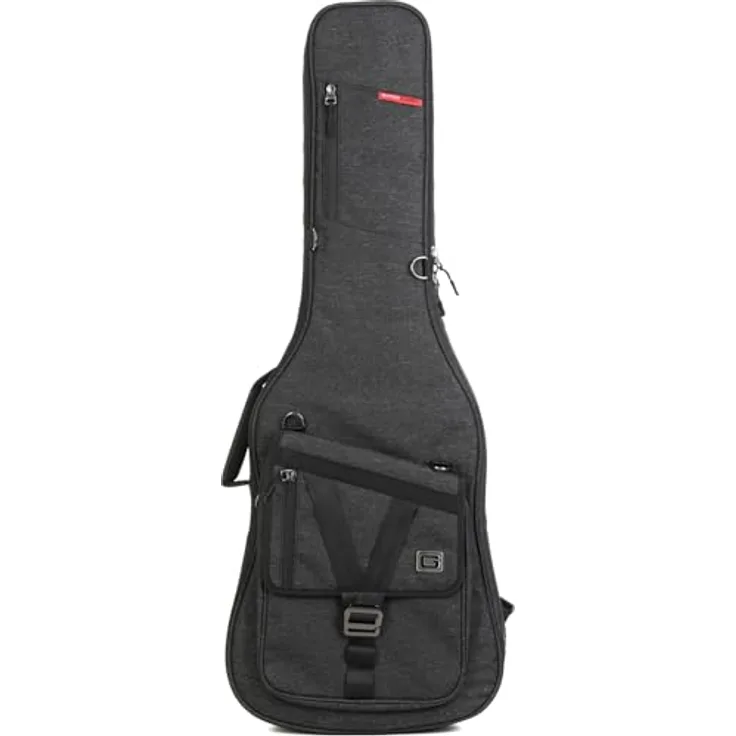 Gator Transit Series Electric Guitar Bag, Tasche für E-Gitarre mit 20 mm Polsterung, wetterfest, schwarz