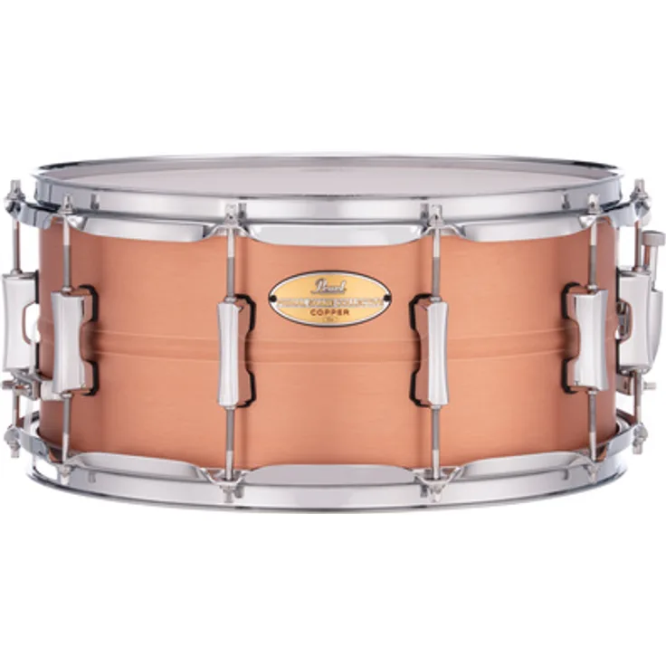 Pearl 14"x6,5" Primal Collective Kupfer Snare, dunkler bassbetonter Ton, 1mm Kessel, 2,3mm Spannreifen