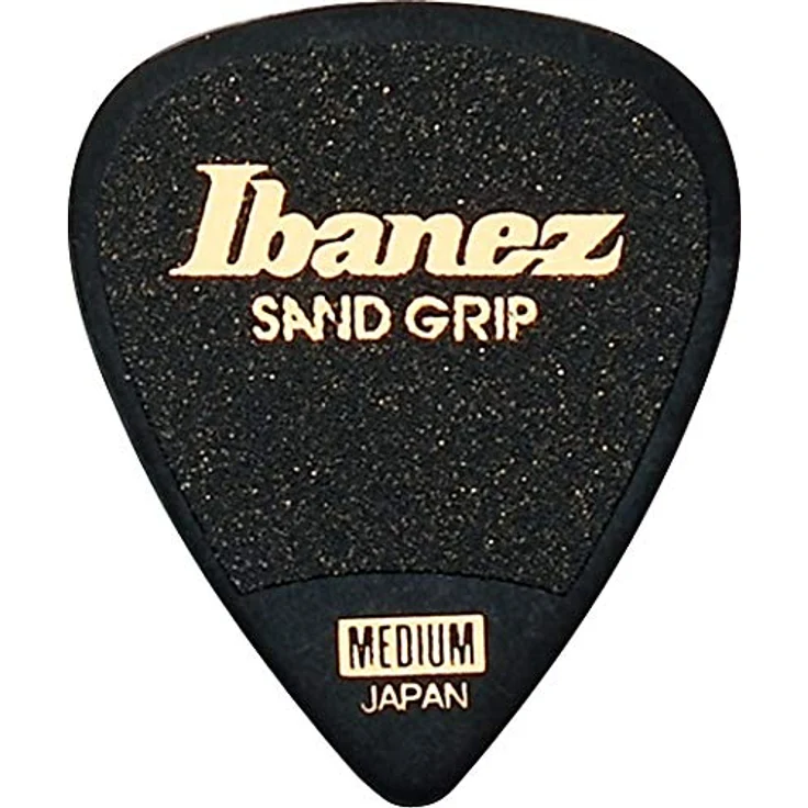 Ibanez PPA14MSG-BK Pick Set 0,80 mm, Teardrop Plektren mit Medium Sand Grip, 6 Stück, schwarz – Bild 3