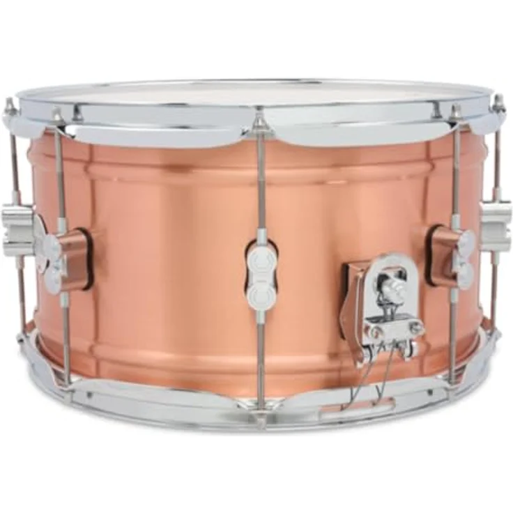 DW PDP 14"x08" Concept Copper, Snare Drum mit 1,2 mm Kupferkessel und Satin Brushed Copper Finish – Bild 2