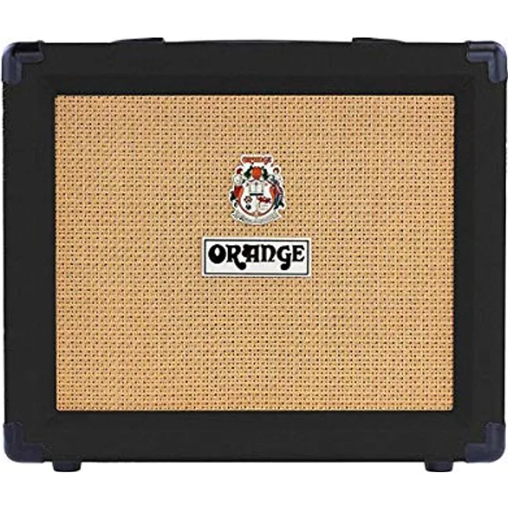 Orange Crush 20 Black, Solid State Combo für E-Gitarre mit 20 Watt Leistung, 1 x 8 Zoll Lautsprecher und 3 Band EQ, schwarz