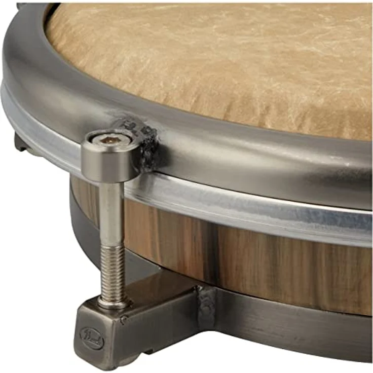 Pearl 11" Travel Conga PTC-1100N/510, kompakte Conga mit massivem Holzkessel aus Thai Oak und Remo Fiberskyn 3 Fell, inklusive Stimmschlüssel – Bild 4
