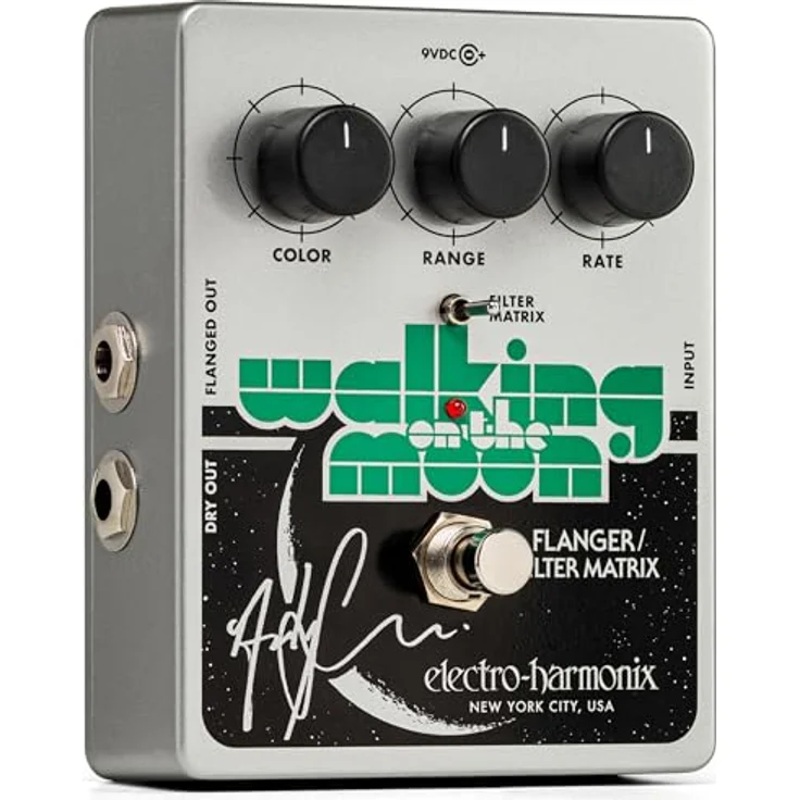 Electro Harmonix Walking On The Moon Flanger, Effektpedal für E-Gitarre mit Filter-Matrix-Schalter und Modulationsreglern – Bild 2