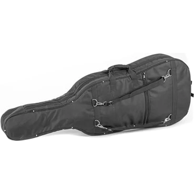 Gewa Maestro 2 Cello Set 1/2 MB, handselektiertes Cello aus europäischem Tonholz mit antik gold-rotbrauner Farbgebung, inkl. Massaranduba Bogen und Cellotasche – Bild 7