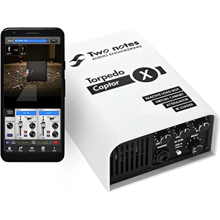 Two Notes Torpedo Captor X 16, Reactive Loadbox und Speaker-Simulator mit Attenuator und Stereo-Expander für Studio und Live-Einsatz – Bild 5