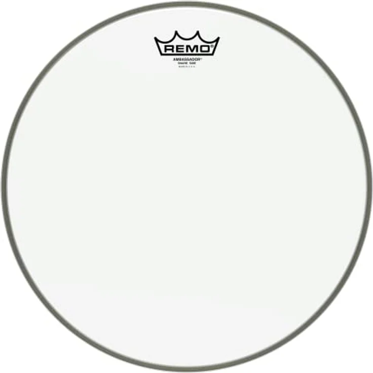 Remo Ambassador Hazy 14", Snare Reso, einlagiger 3-mil Mylar Film, klar, heller offener Sound mit reichlich Attack – Bild 2