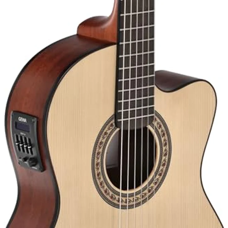Caballero by Manuel Rodriguez CA-PM SE, Konzertgitarre mit Cutaway und Tonabnehmer, 4/4 Größe, Fichtendecke, Natur – Bild 3