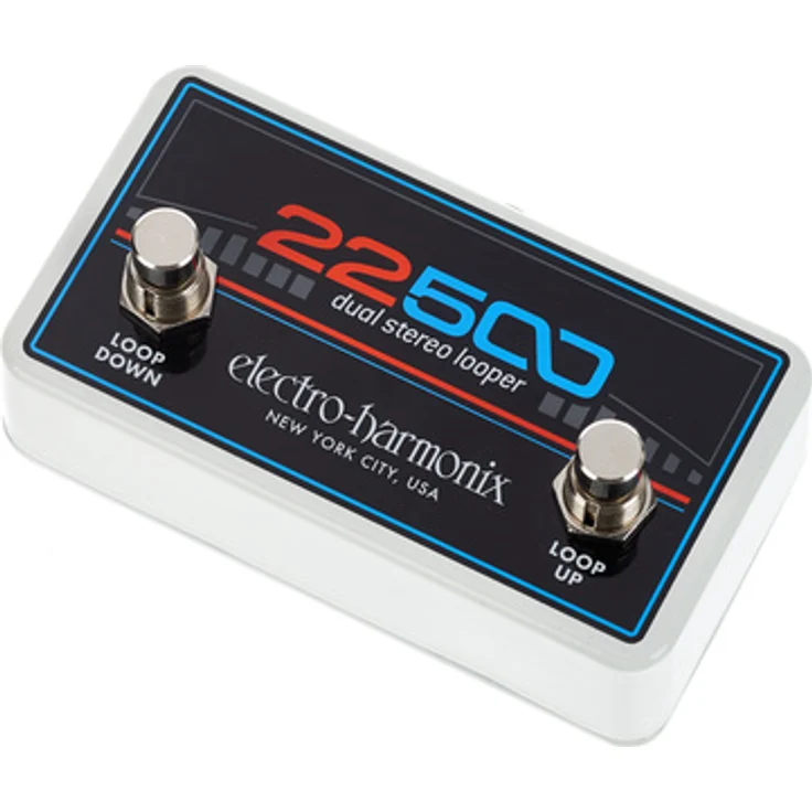 Electro Harmonix 22500 Foot Controller, Fußcontroller für 22500 Dual Stereo Looper, kompakte Maße 70x115x57 mm – Bild 1