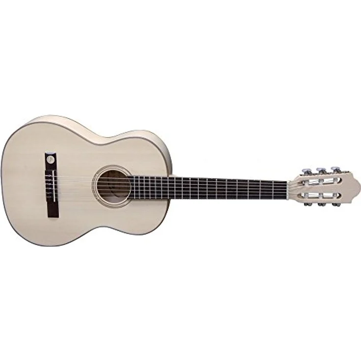Gewa Pro Natura Silver 3/4 Maple, Konzertgitarre mit massiver Fichtendecke, Boden & Zargen Ahorn, Mensur 570 mm, seidenmatt, Made in Europe – Bild 2