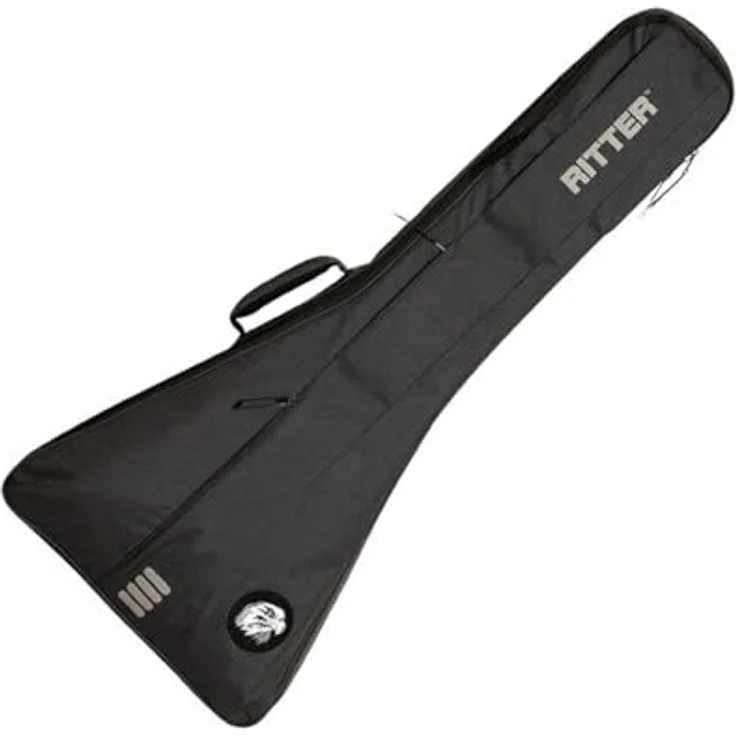 Ritter Bern Flying V Guitar ANT, Gitarrentasche mit 28 mm Polsterung, anthrazit, inkl. Rucksackgurte und Zubehörtaschen – Bild 5