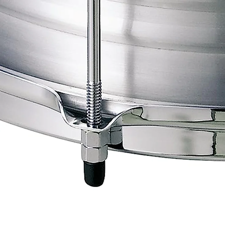 Meinl RE12 12"x12" Repinique Alu, Aluminium Percussion mit Chrom Hardware, auswechselbarem Fell und 8 Spannschrauben – Bild 7