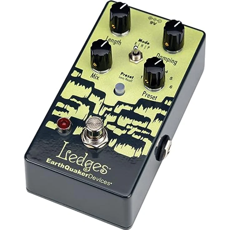 EarthQuaker Devices Ledges Reverberation Machine, Tri-Dimensional Reverb Effektpedal mit 3 Modi, 6 Presets und Flexi-Switch-Technologie – Bild 3