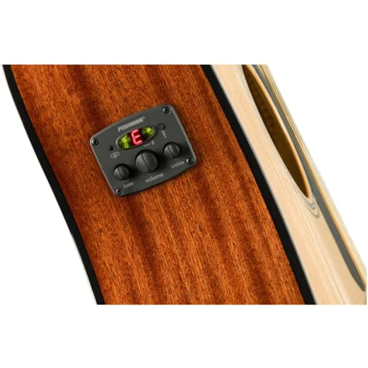 Fender CD-60SCE 12-saitige Dreadnought-Elektroakustikgitarre, Natur, mit Fishman CD-1 Pickup und massiver Fichte für volle Klangfülle – Bild 3