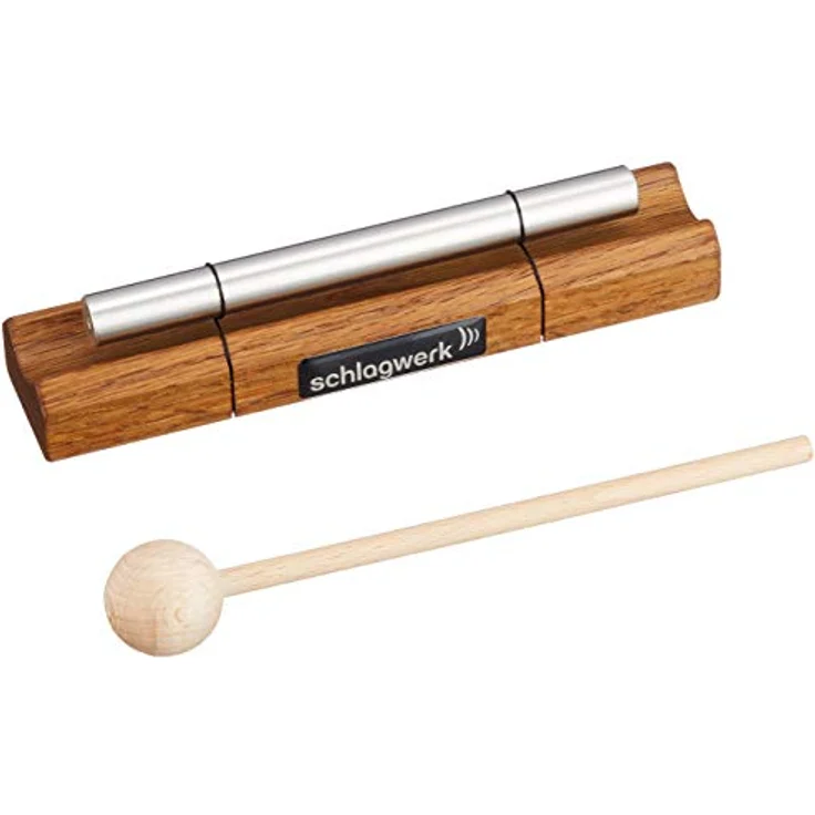Schlagwerk PC3 Power Chime g4, Aluminium Klangröhre mit Eiche Holzträger, Stimmung g4 (440 Hz), inkl. Schlägel – Bild 1