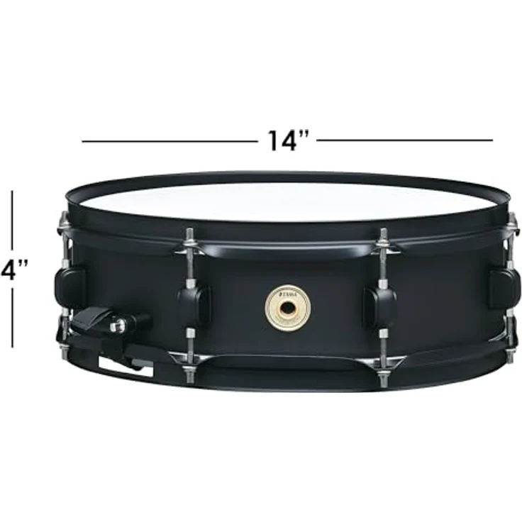 Tama BST134BK Effect Series Snare Drum, Stahl, 4"x13", matt schwarz – Bild 3