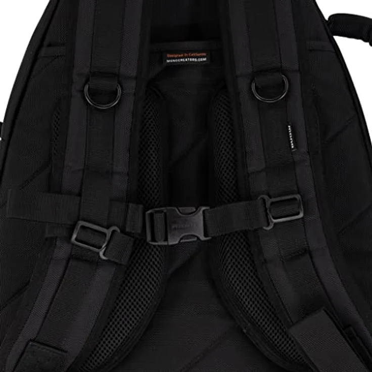 Mono Cases Vertigo Ultra Electric, Gitarrentasche für E-Gitarre mit Wasserfestem 1680D Ballistic Nylon, Schwarz, Top-Loading-Design und Freeride Wheel System – Bild 8