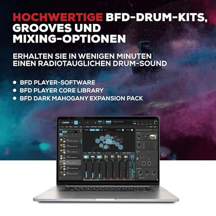 Alesis Nitro Ultimate Drum Kit, E-Drum Set mit 10" 2-Zonen Mesh Snare, Bluetooth Audio Streaming und 640+ Sounds – Bild 5