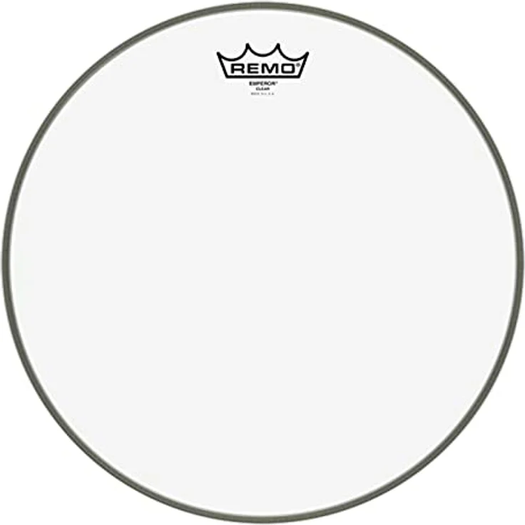 Remo Ambassador Transparent Schlagzeugfell für Bassdrum 22 Zoll, einlagige Mylar-Folie für warmen, resonanten Klang – Bild 3