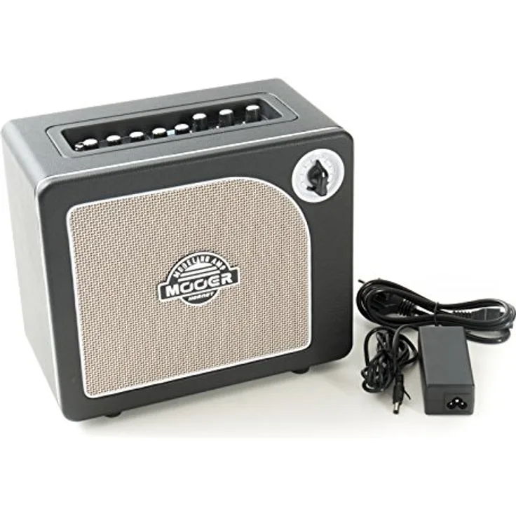 Mooer Hornet Modeling/BT Combo, 15 Watt E-Gitarrenverstärker mit 9 digitalen Verstärkermodellen, Bluetooth und Modulationseffekten, Schwarz