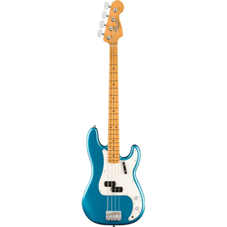 Fender Vintera III L 60s P Bass, E-Bass mit Erle Korpus, Ahorn Hals, Vintage-Style Tonabnehmer, Lake Placid Blue