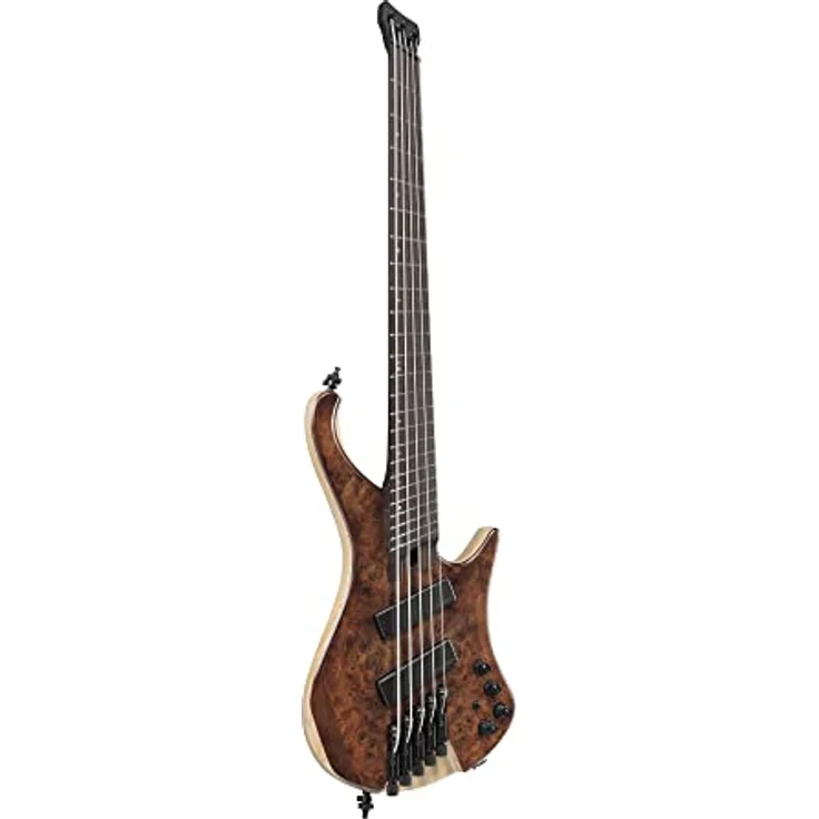 Ibanez EHB1265MS-NML, 5-saitiger Headless Multiscale E-Bass mit Esche-Korpus und Walnuss-Decke, Natural Mocha Low Gloss – Bild 2