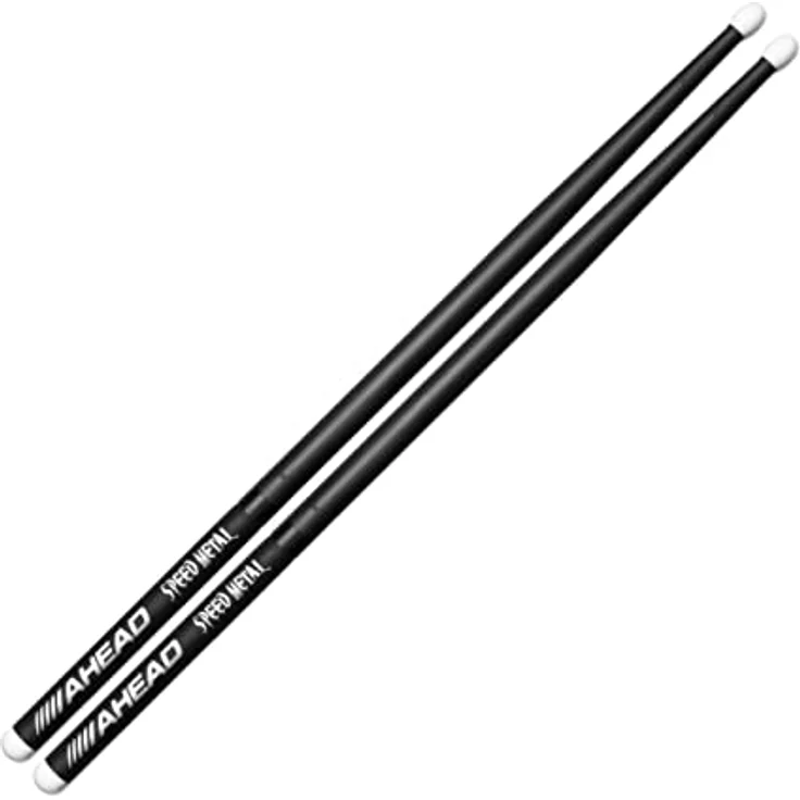 Ahead JJ1 Speed Metal Drumsticks, langlebig und schockabsorbierend mit austauschbaren Spitzen und Ringen – Bild 1