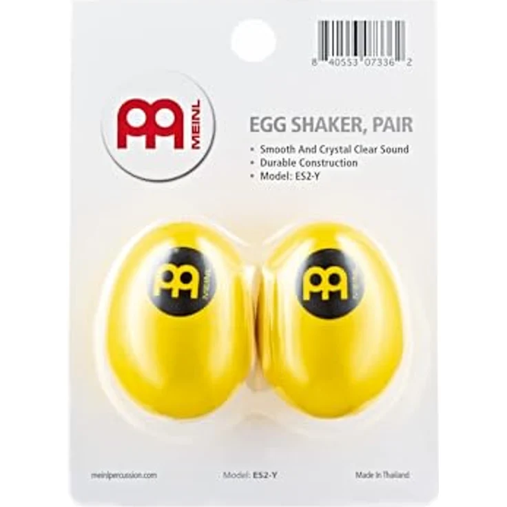 Meinl Egg Shaker ES2-Y, Gelb - Kompakter Percussion Shaker für Jam Sessions und Studioaufnahmen, leicht zu reinigen und geringes Gewicht von 30g – Bild 4