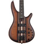 Ibanez Premium SR1350B-DUF, 4-saitiger E-Bass in Dual Mocha Burst Flat mit hochwertiger Verarbeitung