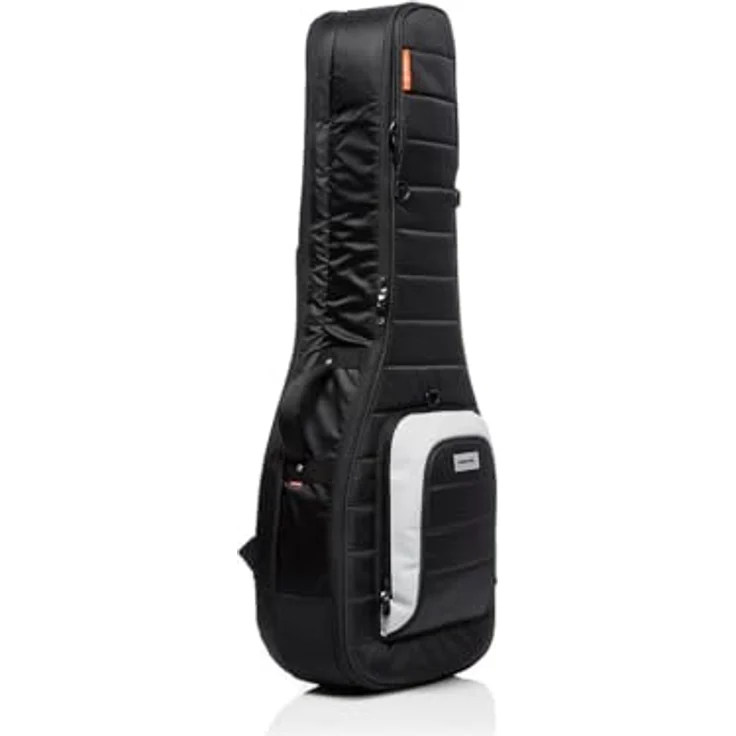 Mono Cases Dual Acoustic + Electric, Hybrid-Gigbag für Akustik- und E-Gitarre, mit Kopfplatten- und Korpus-Protektoren, wasserabweisender Sharkskin-Oberfläche, schwarz – Bild 2