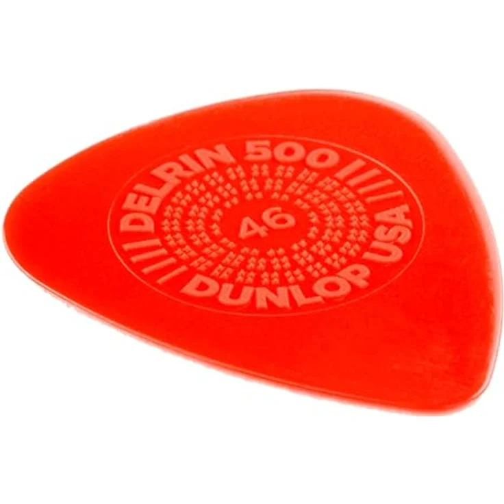Jim Dunlop Plektrum Delrin 500 Prime Grip, 0,46mm, 12 Stück, schwarz – Bild 5