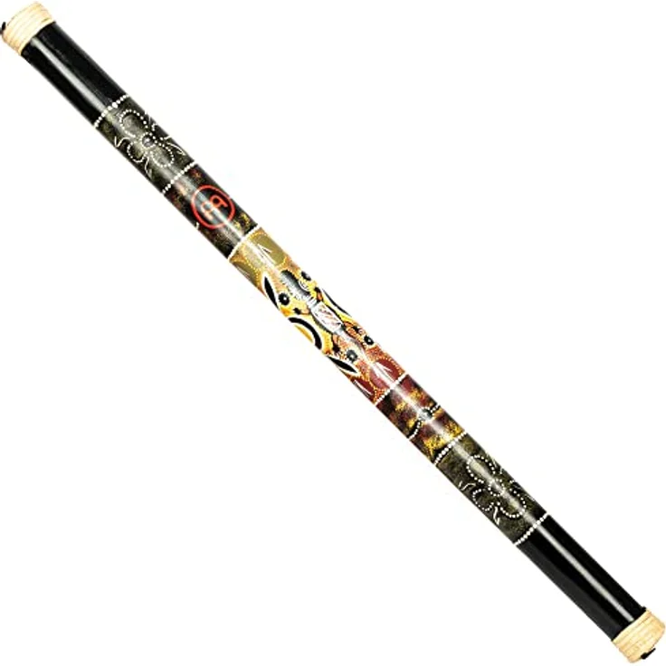 Meinl RS1BK-L Rainstick, Regenmacher aus Bambus, 100 cm, schwarz – Bild 1