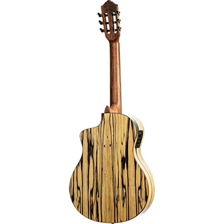 Ortega BYWSM, Konzertgitarre mit Tonabnehmer und Cutaway, Natur hochglanz, Billy Watman Signature, 4/4 Größe, Massiv Alaska-Sitka-Fichte – Bild 6