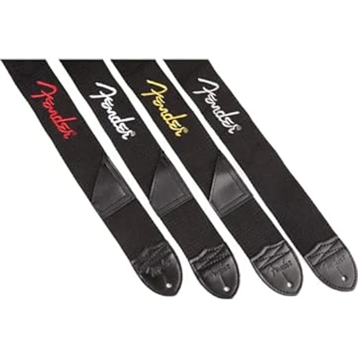 Fender Nylonstrap mit rotem Logo, Gitarrengurt 2", verstellbar von 112-132 cm – Bild 3