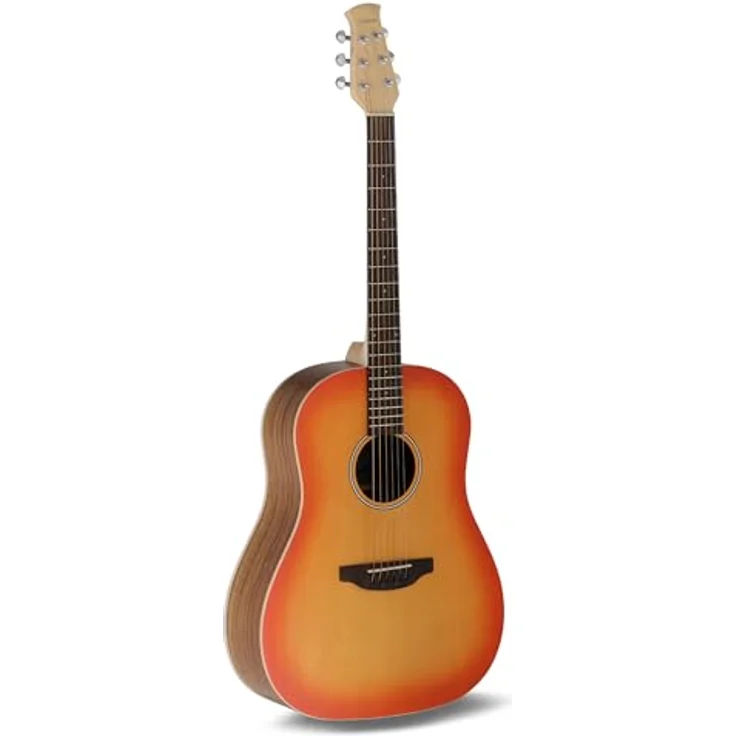 Applause AAS-69-HB Jump, Westerngitarre mit massiver Fichtendecke, Honey Burst matt, Ovangkol Boden und Zargen, Pinless Bridge Design – Bild 2
