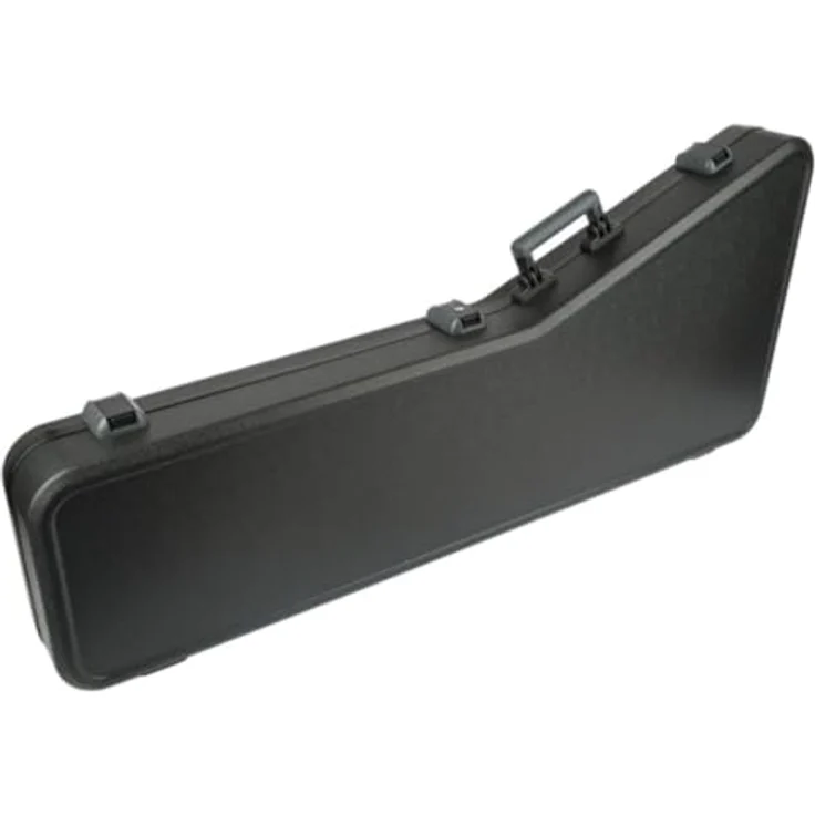 Jackson Case 6/7 RR Randy Rhoads RH, schwarzes Hartschalen Case für 6- und 7-Saiter Modelle, 24 Bünde, mit internen Staufächern und 3 TSA-Verschlüssen – Bild 1