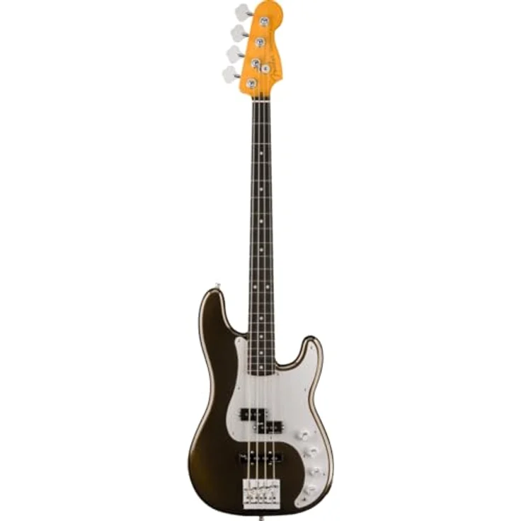 Fender Am Ultra II P Bass EB TXT, Precision E-Bass in Texas Tea mit Noiseless Vintage Tonabnehmern und Deluxe Molded Case – Bild 7