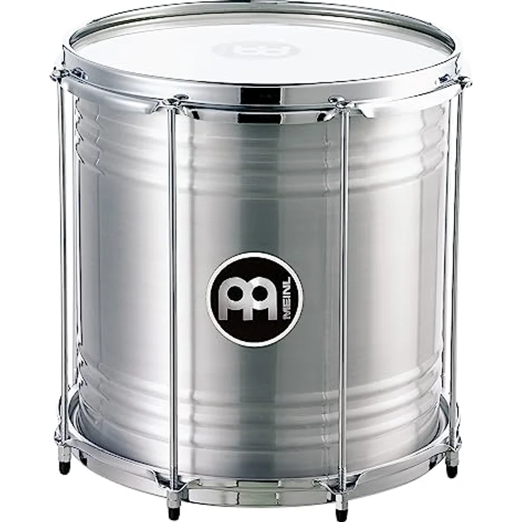 Meinl RE12 12"x12" Repinique Alu, Aluminium Percussion mit Chrom Hardware, auswechselbarem Fell und 8 Spannschrauben – Bild 1
