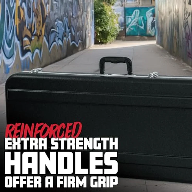 Gator GC-ELEC-XL Guitar ABS Case, Gitarrenkoffer für ST/T-Style Typen, mit EPS-Schaumpolster, abschließbaren Schlössern, Farbe: Schwarz – Bild 5