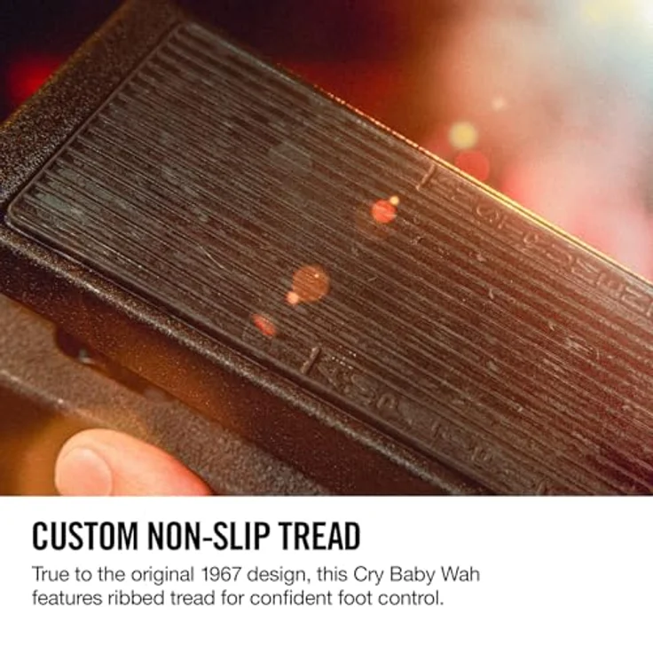 Dunlop Jim GCB95 Original Crybaby-Pedal, Wah-Wah-Pedal mit 100 kOhm Potentiometer, schwere Guss-Konstruktion – Bild 4