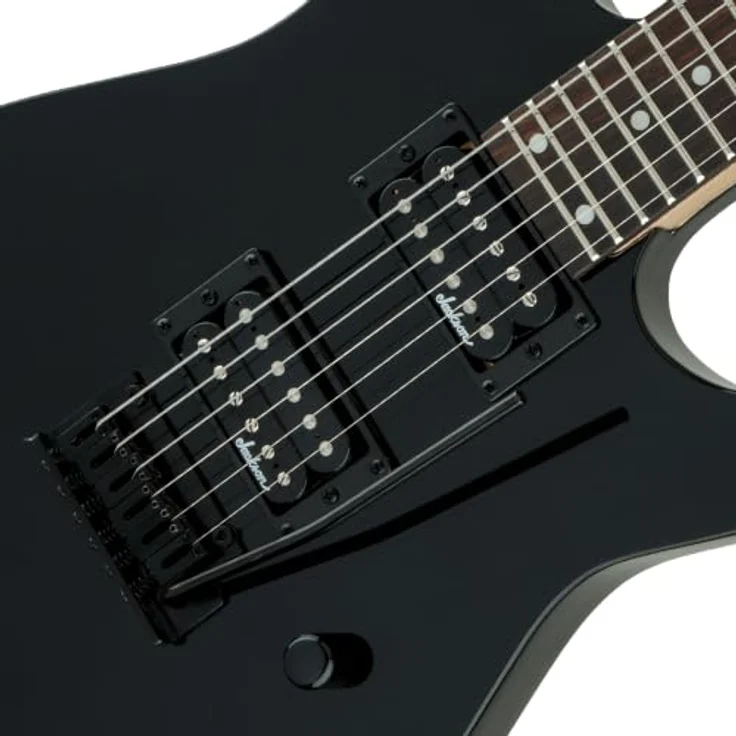 Jackson E-Gitarre JS Series Dinky JS12 AM, Pappel-Korpus, geschraubter Ahornhals, High-Output Humbucker, Gloss Black – Bild 6