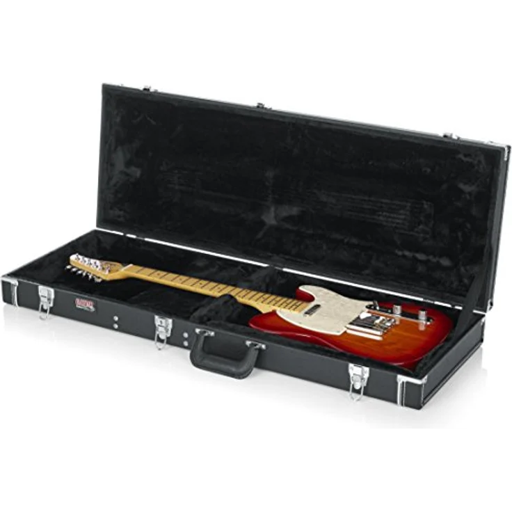 Gator GW - Electric Guitar Case, Koffer für E-Gitarre aus Sperrholz, Kunstleder, schwarz, Innenmaße 105 cm x 32 cm x 9 cm, 3,81 kg – Bild 2