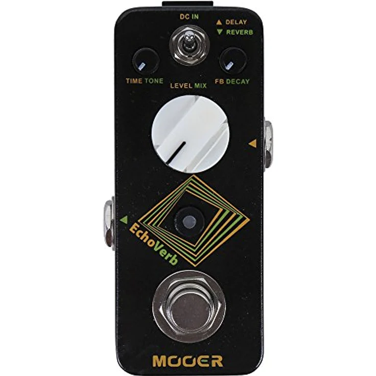 Mooer EchoVerb, Digital Delay und Reverb Effektpedal mit True Bypass und Tap-Tempo Funktion – Bild 1