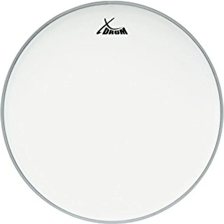 XDrum 14" Coated Snare Drumfell, weiß, aufgerauhte Mylar-Schicht, offener warmer Klang mit dezentem Attack und langem Sustain