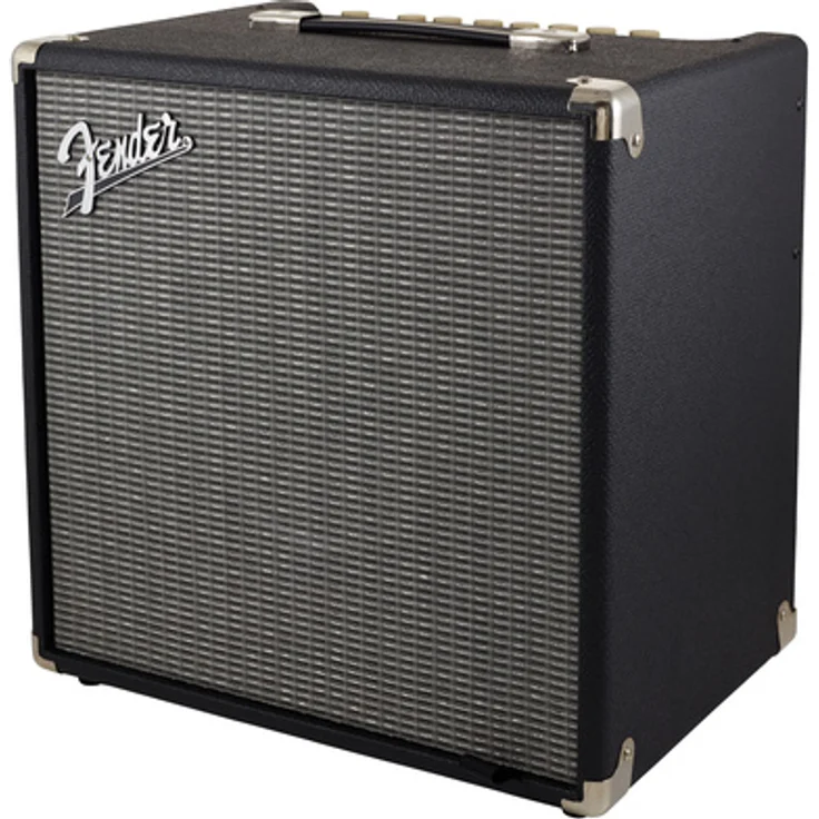 Fender Rumble 40, Bass Combo mit 40 Watt, 1x 10" Lautsprecher, Overdrive und schaltbaren Vintage- sowie Bright-Funktionen, schwarzes Vinyl Cover