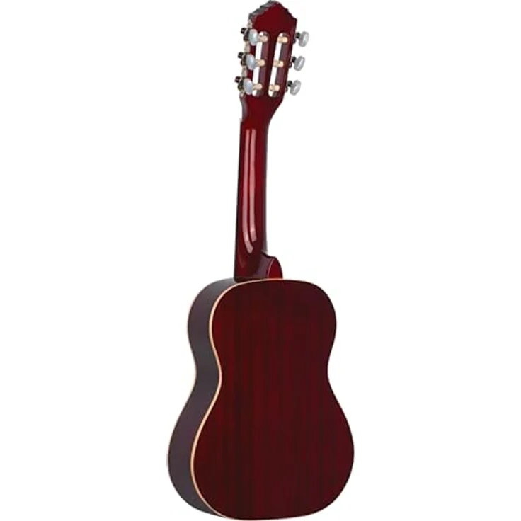 Ortega Guitars R121-1/4WR, 1/4 Konzertgitarre der Family Series aus Fichte und Mahagoni, inklusive Gig Bag, rot – Bild 5
