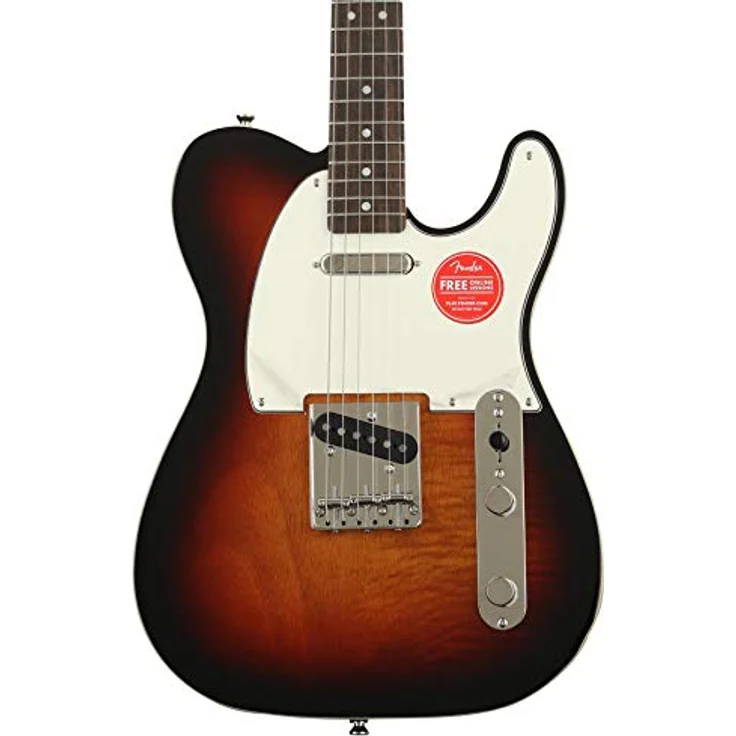 Squier Classic Vibe 60s Custom Tele 3-SB, E-Gitarre mit Nato Korpus und Ahornhals, 3-Color Sunburst – Bild 4