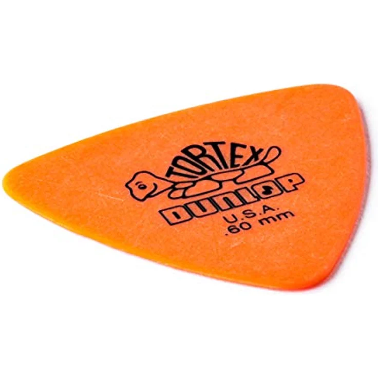 Dunlop Tortex Triangle Plektren, Set mit 6 Stück, Stärke 0,60mm, dreieckig – Bild 3