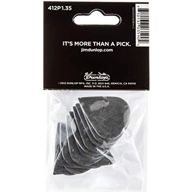 Dunlop Tortex Sharp Plektren 1,35 mm, 12er Pack, schwarz – Bild 5