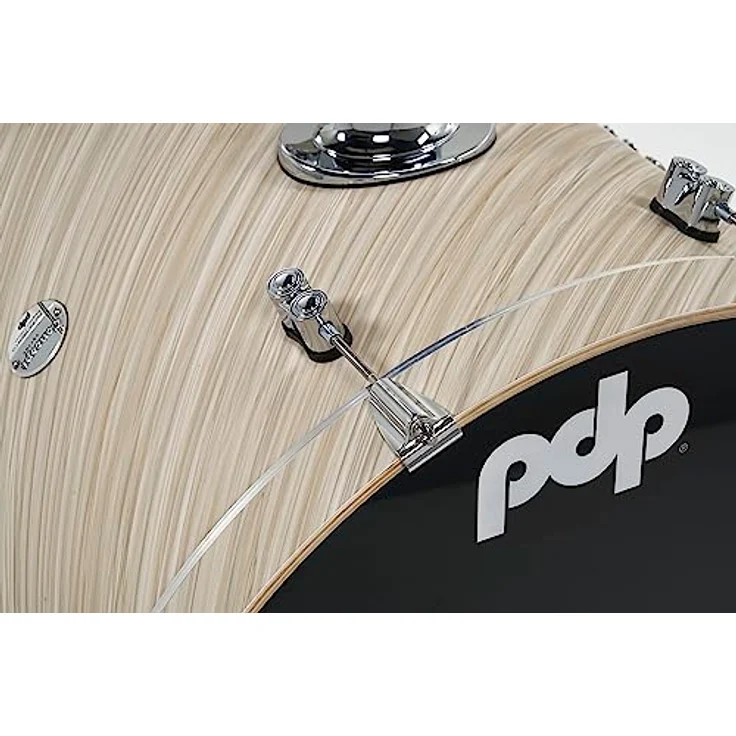 DW PDP CM Bop Twisted Ivory, Schlagzeugset aus 100% Ahornholz mit 7-lagigen Kesseln, verchromter Hardware und REMO Heads – Bild 2
